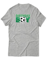 T-Shirt Αντρικό - Birthday Boy - Color Thumbnail Γκρι Μελανζέ