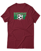 T-Shirt Αντρικό - Birthday Boy - Color Thumbnail Σκούρο Κόκκινο