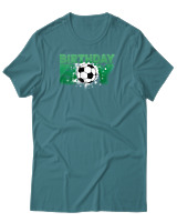 T-Shirt Αντρικό - Birthday Boy - Color Thumbnail Μπλε Πράσινο