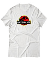 T-Shirt Αντρικό - Birthday Boy - Color Thumbnail Άσπρο