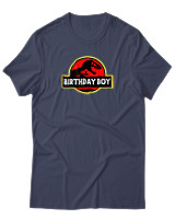 T-Shirt Αντρικό - Birthday Boy - Color Thumbnail Μπλε Γκρι