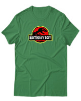 T-Shirt Αντρικό - Birthday Boy - Color Thumbnail Πράσινο