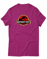 T-Shirt Αντρικό - Birthday Boy - Color Thumbnail Φουξια