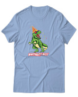 T-Shirt Αντρικό - Birthday Boy - Color Thumbnail Γαλάζιο