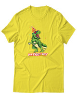 T-Shirt Αντρικό - Birthday Boy - Color Thumbnail Κίτρινο
