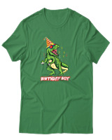 T-Shirt Αντρικό - Birthday Boy - Color Thumbnail Πράσινο