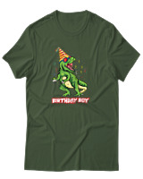 T-Shirt Αντρικό - Birthday Boy - Color Thumbnail Κυπαρισσί