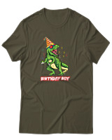 T-Shirt Αντρικό - Birthday Boy - Color Thumbnail Χακί