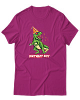 T-Shirt Αντρικό - Birthday Boy - Color Thumbnail Φουξια