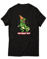 T-Shirt  Γυναικείο - Birthday Boy - Color Thumbnail Μαύρο