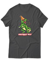 T-Shirt  Γυναικείο - Birthday Boy - Color Thumbnail Ανθρακί