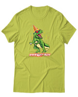 T-Shirt  Γυναικείο - Birthday Boy - Color Thumbnail Λαχανί