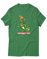 T-Shirt  Γυναικείο - Birthday Boy - Color Thumbnail Πράσινο