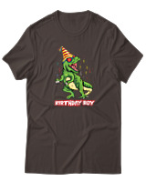 T-Shirt  Γυναικείο - Birthday Boy - Color Thumbnail Καφέ