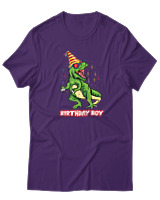 T-Shirt  Γυναικείο - Birthday Boy - Color Thumbnail Μώβ