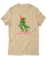 T-Shirt  Γυναικείο - Birthday Boy - Color Thumbnail Μπέζ