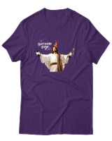 T-Shirt Αντρικό - Birthday Boy - Color Thumbnail Σκούρο Μωβ