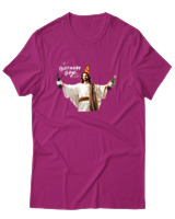 T-Shirt Αντρικό - Birthday Boy - Color Thumbnail Φουξια
