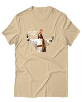 T-Shirt Αντρικό - Birthday Boy - Color Thumbnail Μπεζ