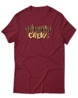 T-Shirt Αντρικό - Birthday Crew - Color Thumbnail Σκούρο Κόκκινο