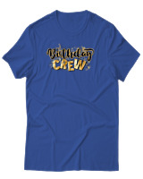 T-Shirt Αντρικό - Birthday Crew - Color Thumbnail Μπλε Ρουά
