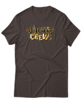 T-Shirt Αντρικό - Birthday Crew - Color Thumbnail Καφέ