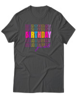 T-Shirt  Γυναικείο - Birthday Girl - Color Thumbnail Ανθρακί