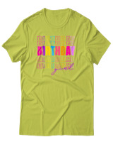 T-Shirt  Γυναικείο - Birthday Girl - Color Thumbnail Λαχανί