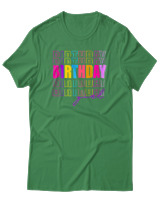 T-Shirt  Γυναικείο - Birthday Girl - Color Thumbnail Πράσινο