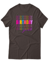 T-Shirt  Γυναικείο - Birthday Girl - Color Thumbnail Καφέ