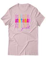 T-Shirt  Γυναικείο - Birthday Girl - Color Thumbnail Απαλό Ροζ