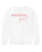 Φούτερ χωρίς κουκούλα - Birthday Girl - Color Thumbnail 'Ασπρο