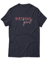 T-Shirt  Γυναικείο - Birthday Girl - Color Thumbnail Σκούρο Μπλέ