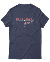 T-Shirt  Γυναικείο - Birthday Girl - Color Thumbnail Μπλέ Γκρί