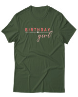 T-Shirt  Γυναικείο - Birthday Girl - Color Thumbnail Κυπαρισσί