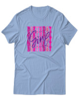 T-Shirt  Γυναικείο - Birthday Girl - Color Thumbnail Γαλάζιο