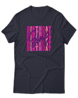 T-Shirt  Γυναικείο - Birthday Girl - Color Thumbnail Σκούρο Μπλέ