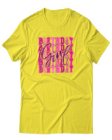 T-Shirt  Γυναικείο - Birthday Girl - Color Thumbnail Κίτρινο