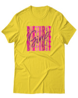 T-Shirt  Γυναικείο - Birthday Girl - Color Thumbnail Κίτρινο Χρυσό