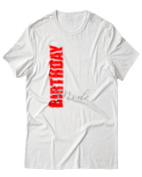 T-Shirt Αντρικό - Birthday Mode - Color Thumbnail Άσπρο