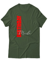 T-Shirt Αντρικό - Birthday Mode - Color Thumbnail Κυπαρισσί