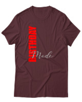 T-Shirt Αντρικό - Birthday Mode - Color Thumbnail Μπορντό
