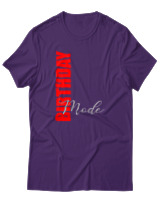 T-Shirt Αντρικό - Birthday Mode - Color Thumbnail Σκούρο Μωβ