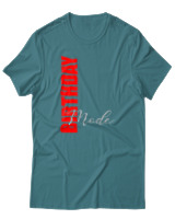 T-Shirt Αντρικό - Birthday Mode - Color Thumbnail Μπλε Πράσινο