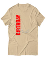 T-Shirt Αντρικό - Birthday Mode - Color Thumbnail Μπεζ