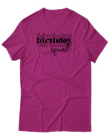 T-Shirt Αντρικό - Birthday Squad - Color Thumbnail Φουξια