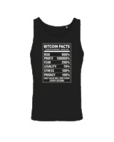 Αμάνικο Μπλουζάκι Αντρικό - Bitcoin Facts - Color Thumbnail Μαύρο