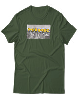 T-Shirt Αντρικό - Bitcoin Hang Out - Color Thumbnail Κυπαρισσί