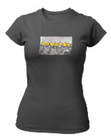 T-Shirt Στενή Γραμμή Γυναικείο - Bitcoin Hang Out - Color Thumbnail Ανθρακί