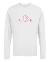 Μακρυμάνικο Μακό Αντρικό - Bitcoin Heartbeat - Color Thumbnail 'Ασπρο